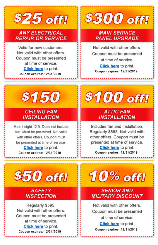 Creager Electrical coupons